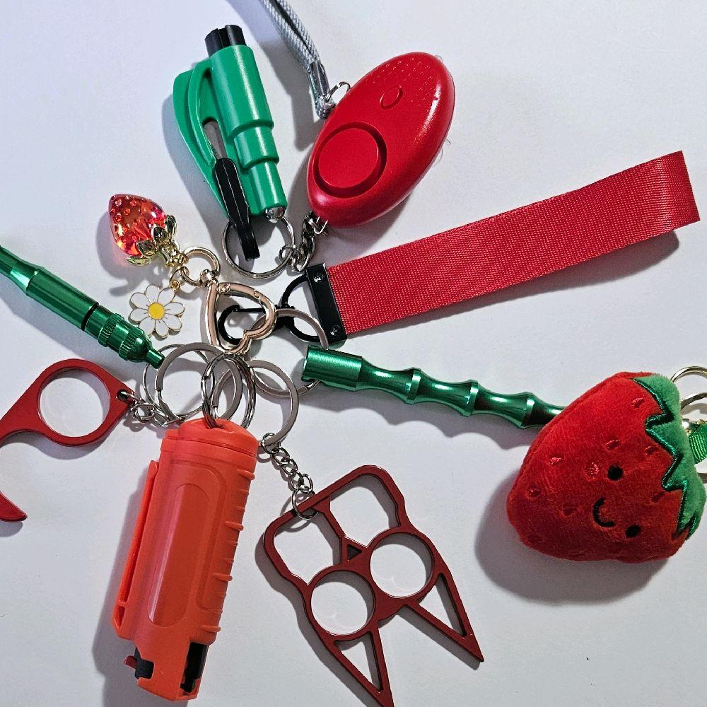 Strawberry Safety Keychain 10pcs