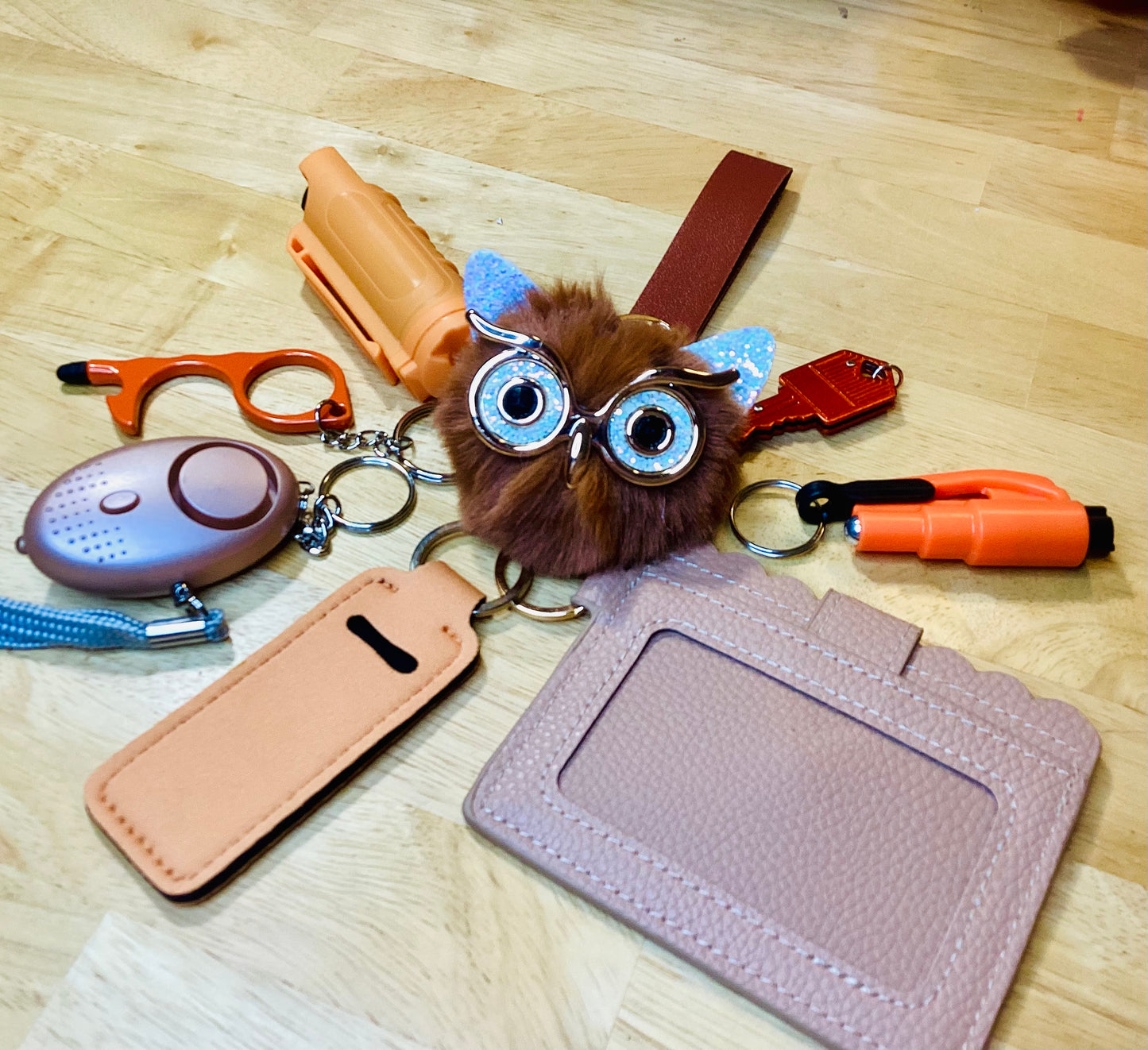 Owl the safety Keychain
