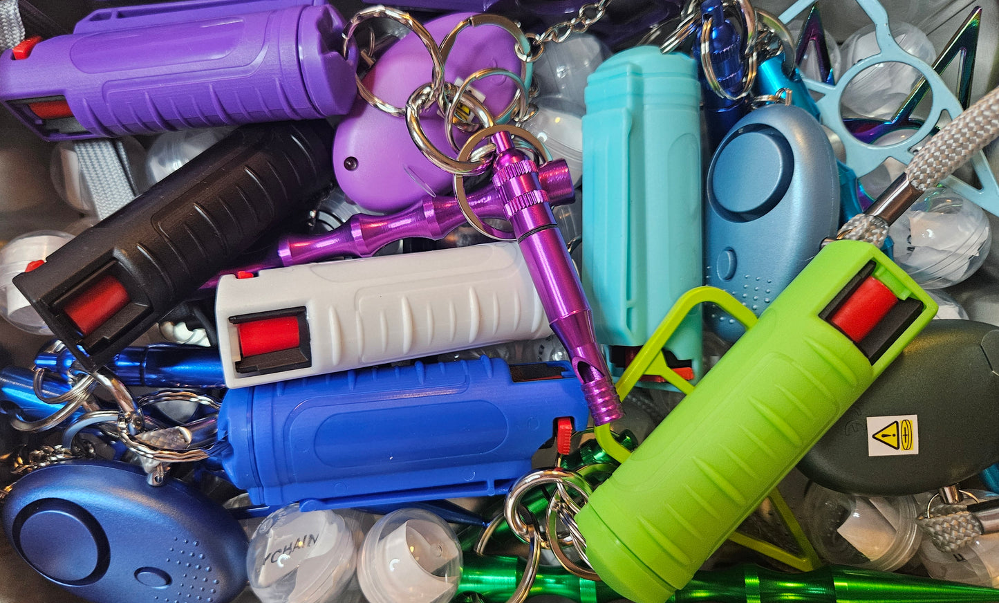 Safety keychain mystery bundle of 20