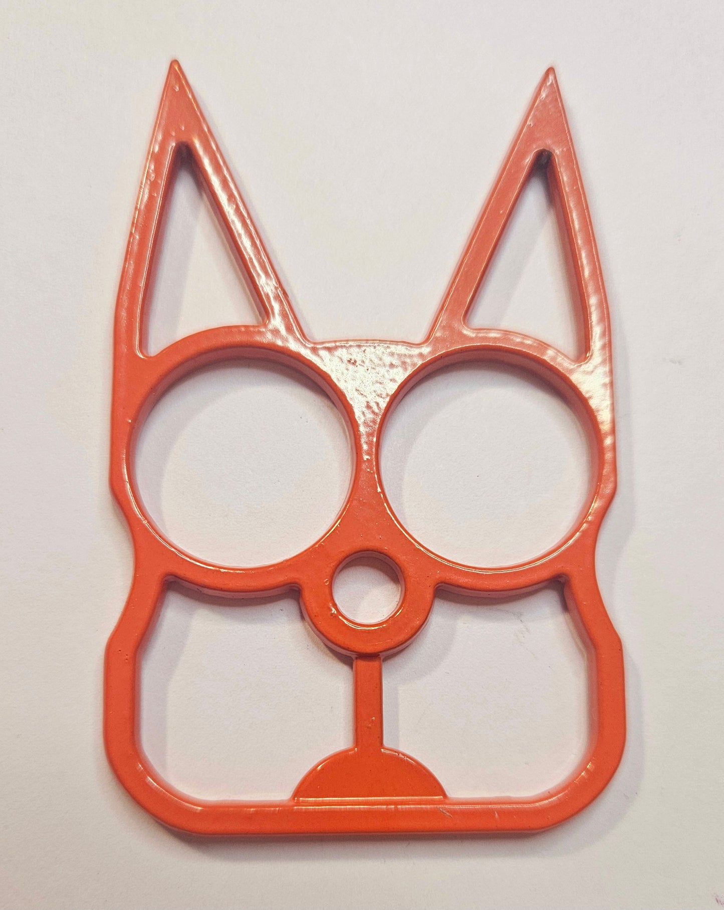 Colorful Safety Cat keychain