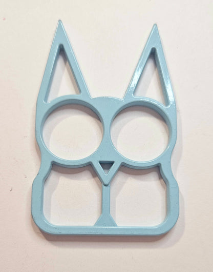 Colorful Safety Cat keychain