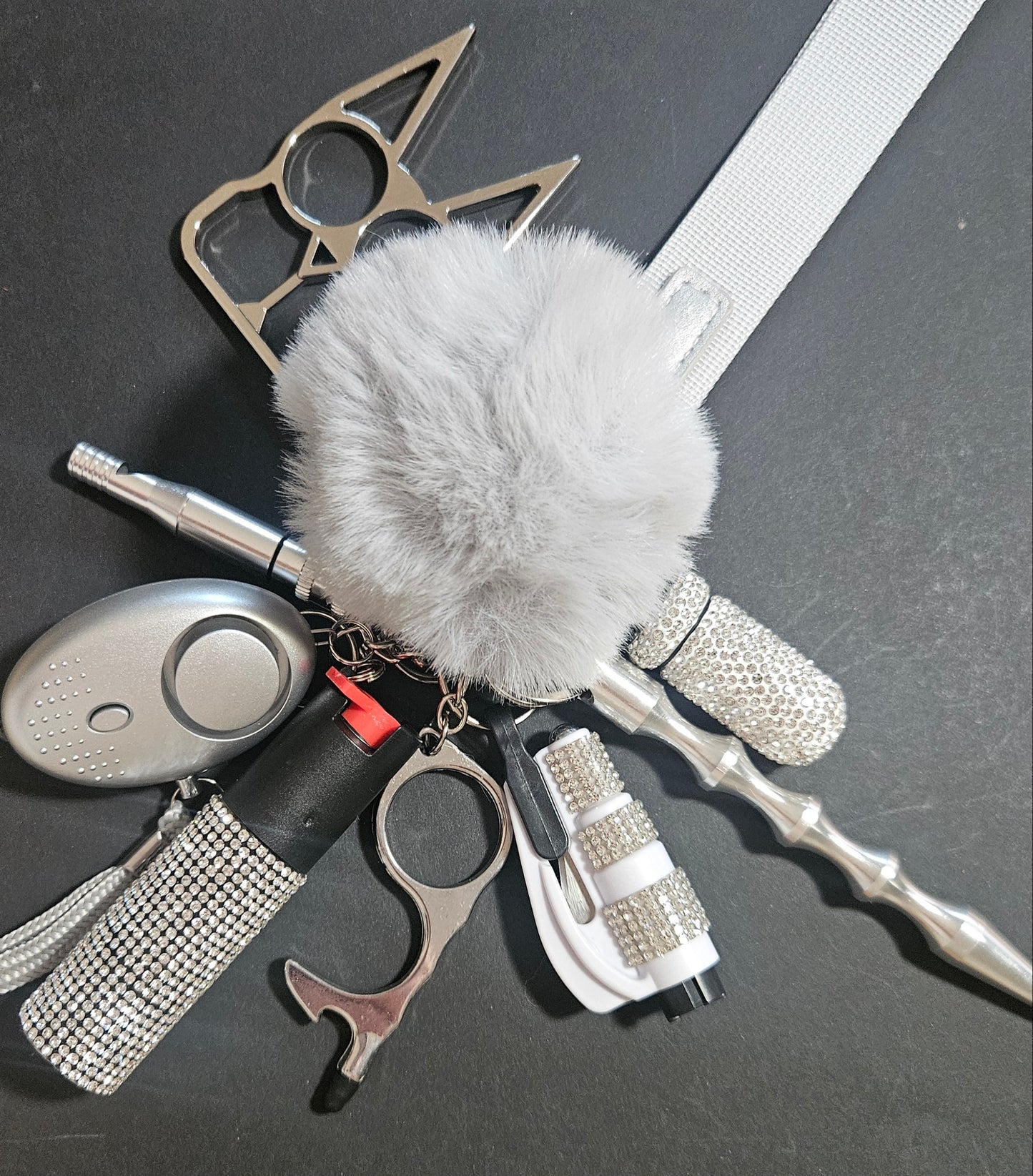 Dimond safety keychain