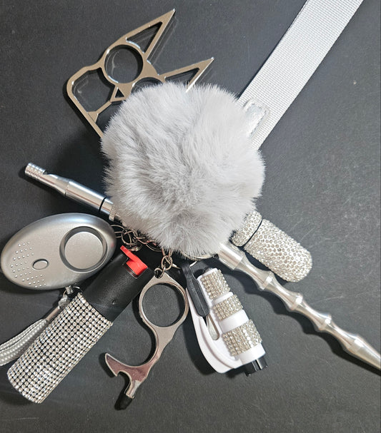 Dimond safety keychain
