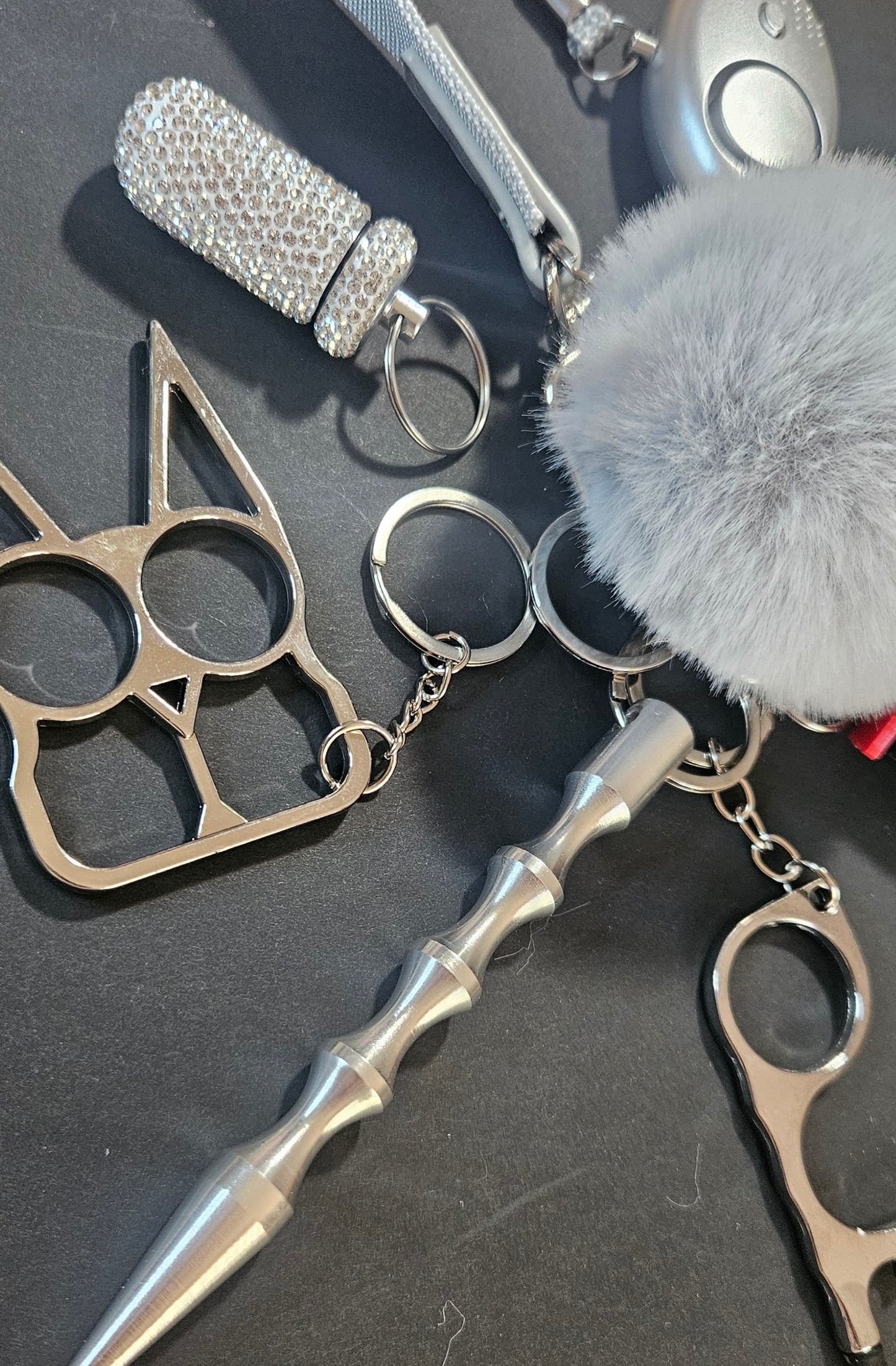 Dimond safety keychain
