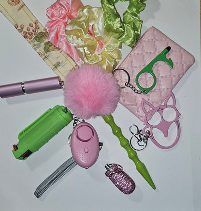 Pretty in Pink Safety keychain
