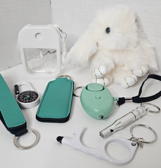 Bunny Safety Keychain