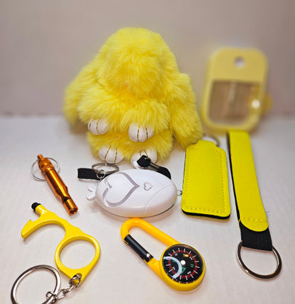 Bunny Safety Keychain
