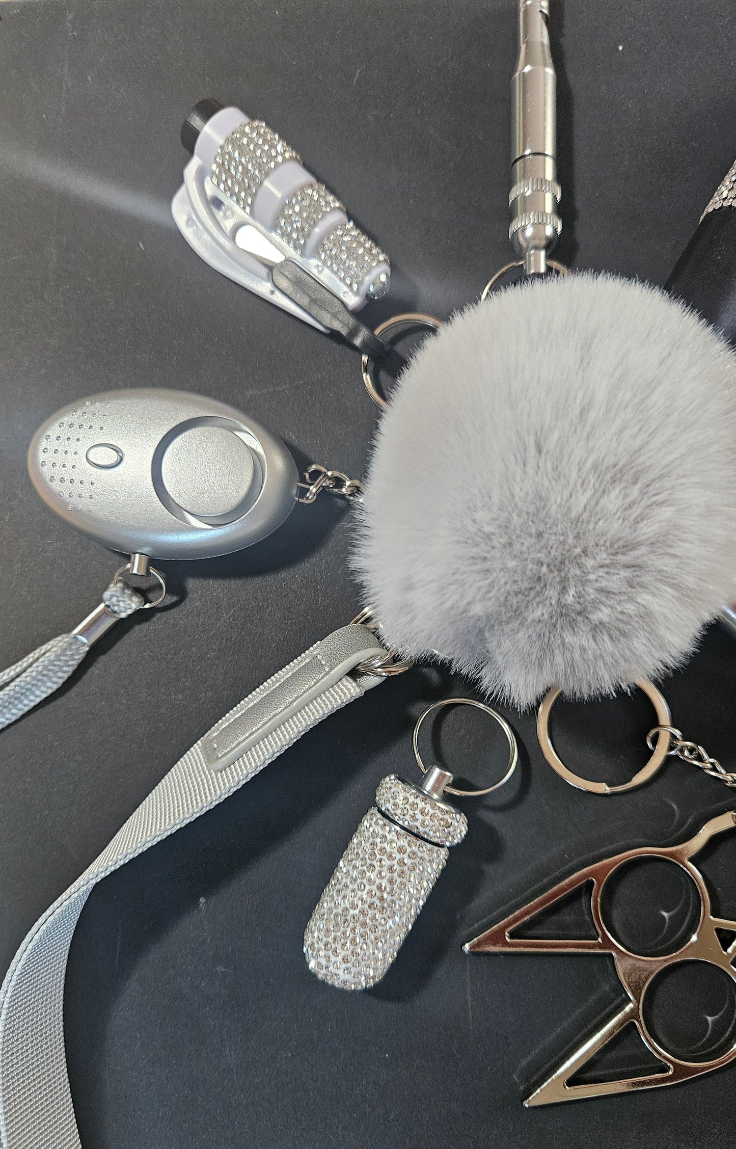 Dimond safety keychain
