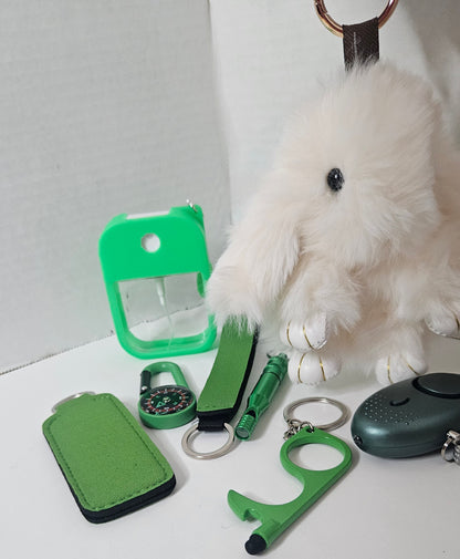 Bunny Safety Keychain