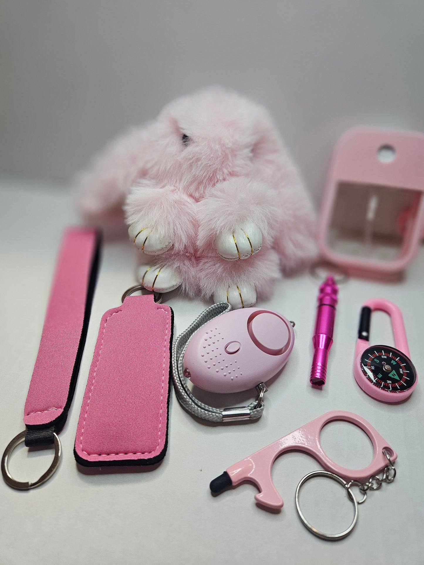 Bunny Safety Keychain