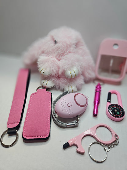 Bunny Safety Keychain
