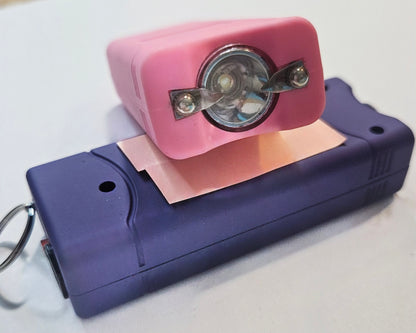 Multifunctional Plastic Flashlight & Safety Keychain